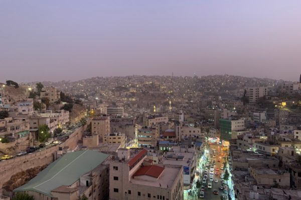 Abenddämmerung in Amman